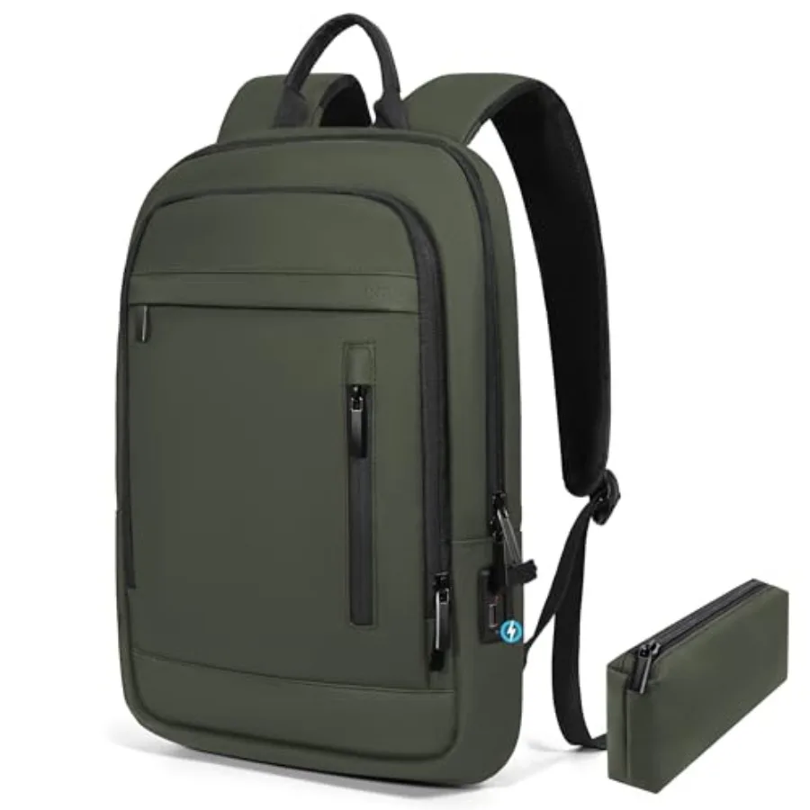 

Business Backpack for Men Lightweight Commute Laptop Backpack Anti-Theft Water Resistant Backpack for 15.6 Inch Computer for Da
