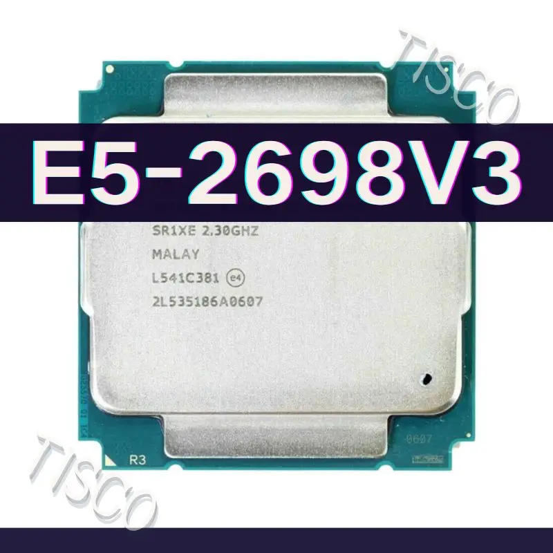 Xeon E5 2698 V3 E5 2698V3 SR1XE 2.3Ghz 16 Core 135W Socket LGA 2011-3 E5-2698V3