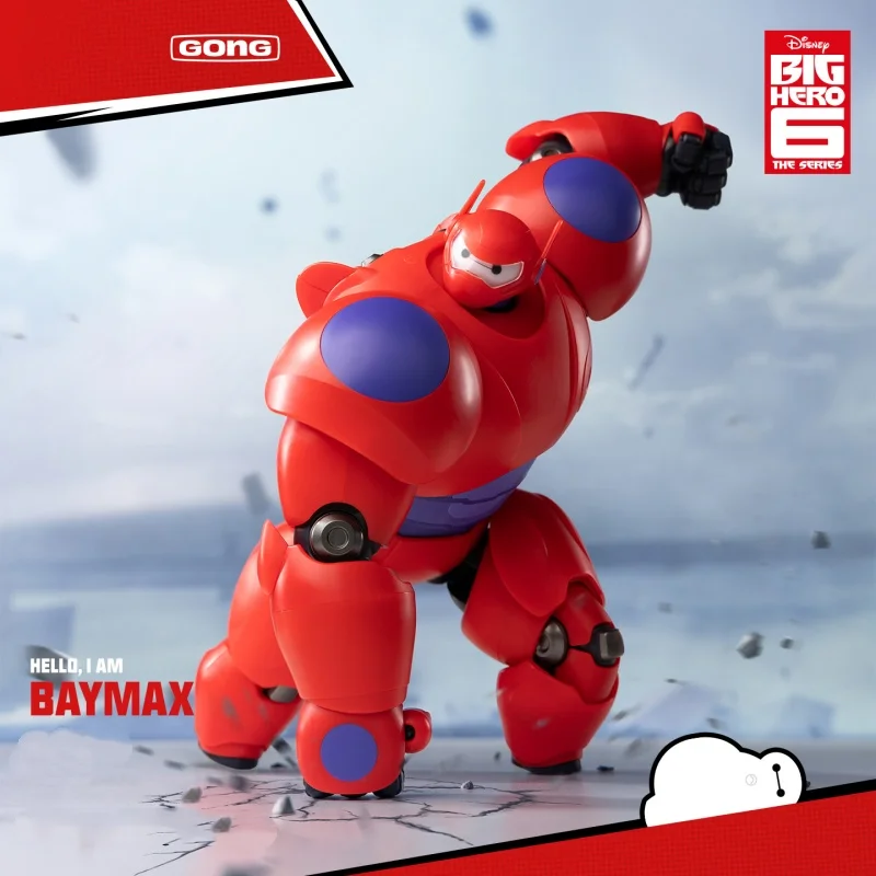 العلامة التجارية الجديدة حقيقية GONG Big Hero 6 BAYMAX سلسلة تجميعها نموذج BAYMAX 18 سنتيمتر تجميعها عمل الشكل الصبي هدية