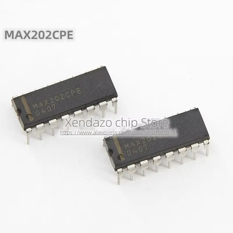 5pcs/lot MAX202CPE MAX202EPE MAX202 DIP-16 package Original genuine RS-232 Transceiver chip