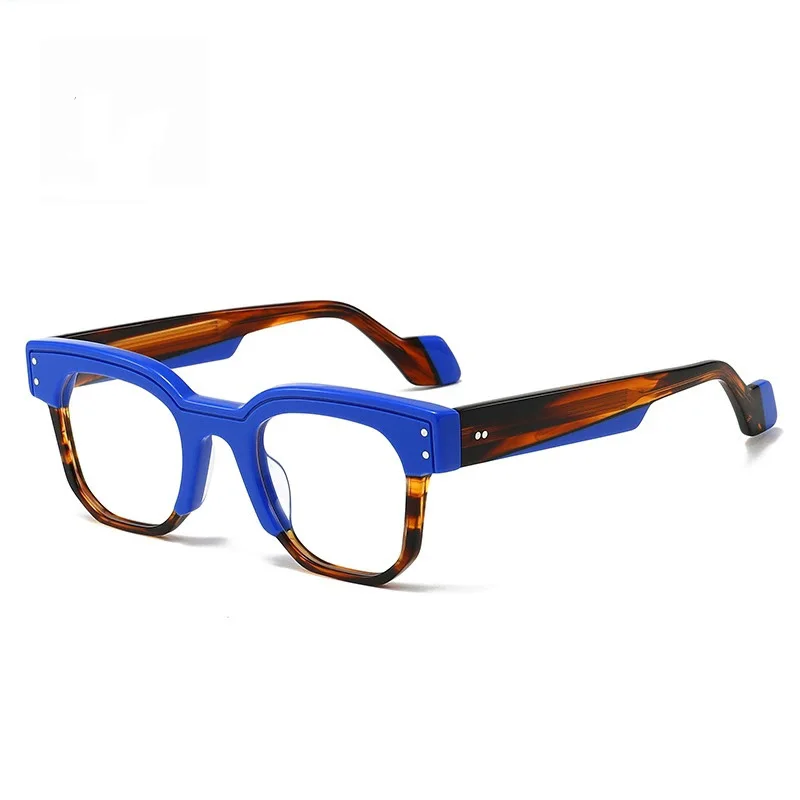 Express yourself-Italy Design Handmade Acetate Retro Vintage Unisex Square Shape  Eyeglasses Frame