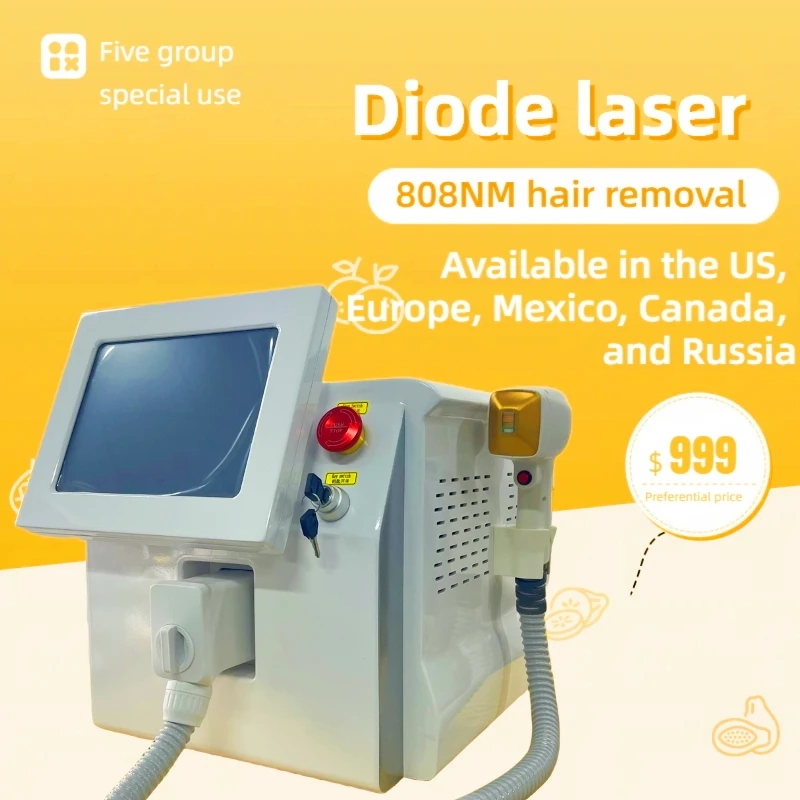 

Diode Ice Titanium Laser Hair Removal Device Women's Professional Machine Portable 808 755 1064 Alexandrite device 3 wavelength