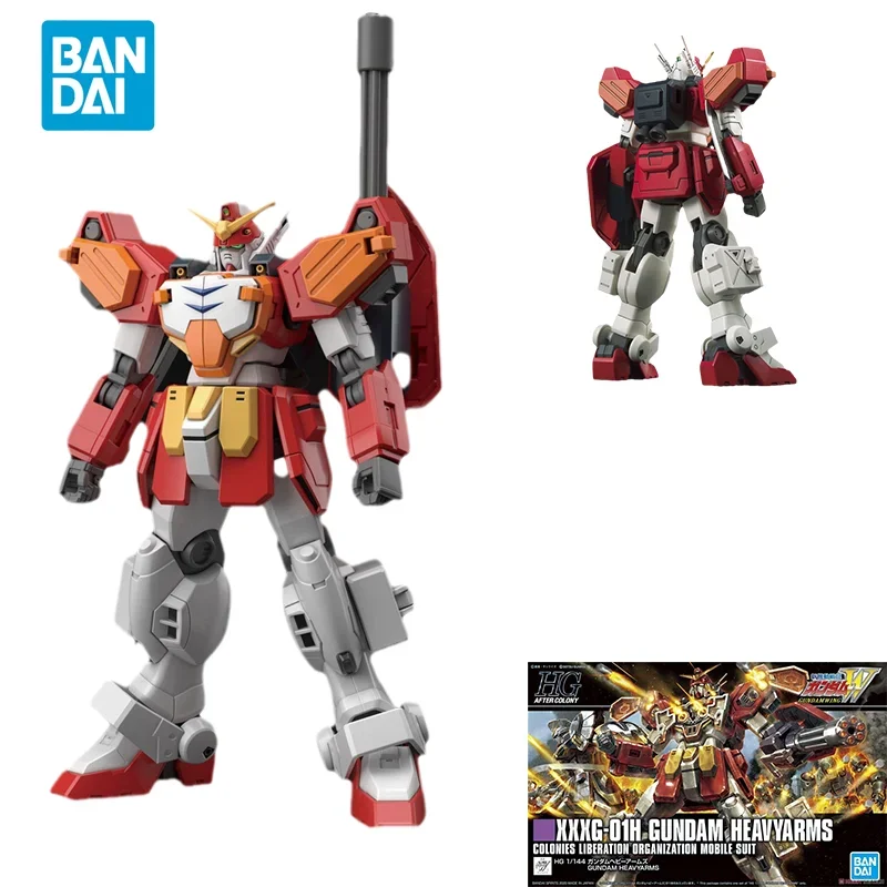 Spot Direct Delivery Bandai Original GUNDAM Anime Model HGUC XXXG-01H GUNDAM HEAVYARMS Action Figure Assembly Toys for Kids Gift