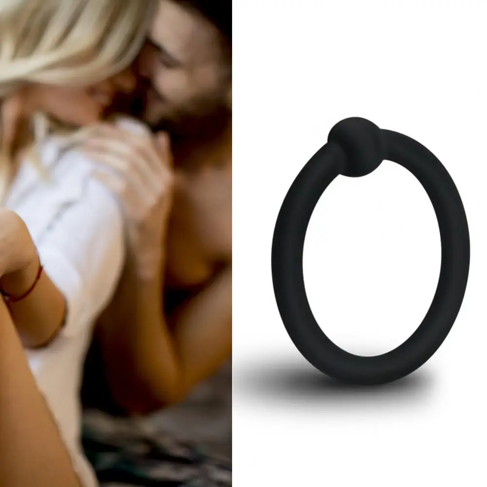 4Pcs/Set Penis Ring Soft Body Massage Ring Silicone Masturbator Adults Sex Toy for Men Time Delay Ring Sex Toy