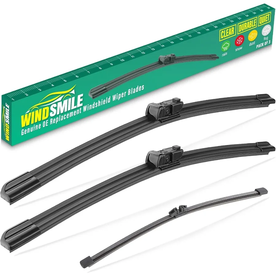 

26 20 16 Windshield Wiper Blades Replacement for BMW X7 2019 2020 2021 2022 2023 2024 Premium All Weather Front Rear Wipers Set