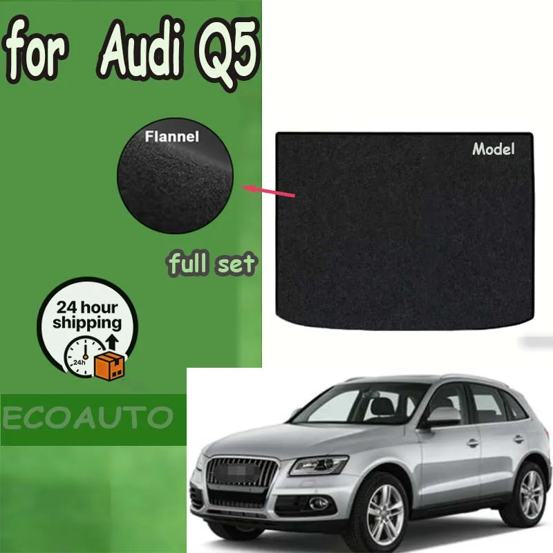 

PRIMEMAT Rear Trunk Mats For Audi Q5 2013-2016 Liner Tray Luggage Floor
