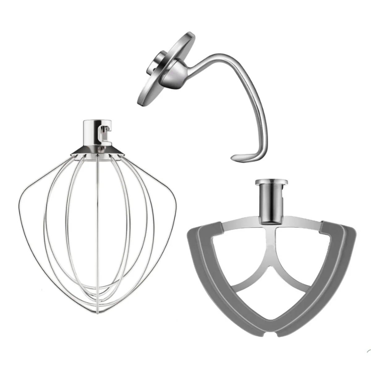 Accessorio per mixer Gancio per impastare con bordo flessibile K45WW Frusta a 6 fili per parti di mixer con supporto inclinabile da 4,5-5 litri
