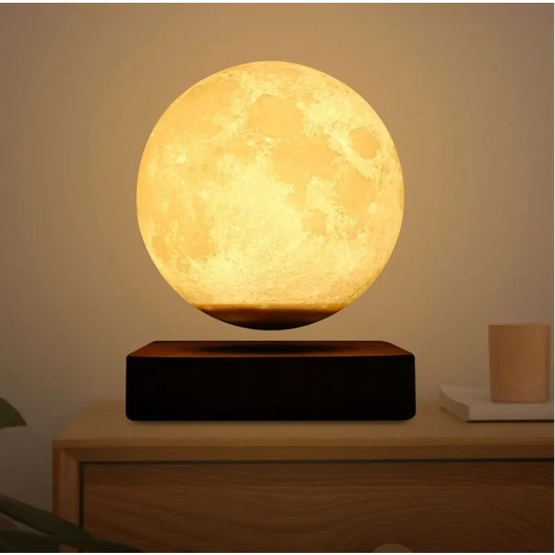 3D imprimiu a lâmpada magnética da lua da levitação, Knick-Kick flutuante com tecnologia da levitação magnética