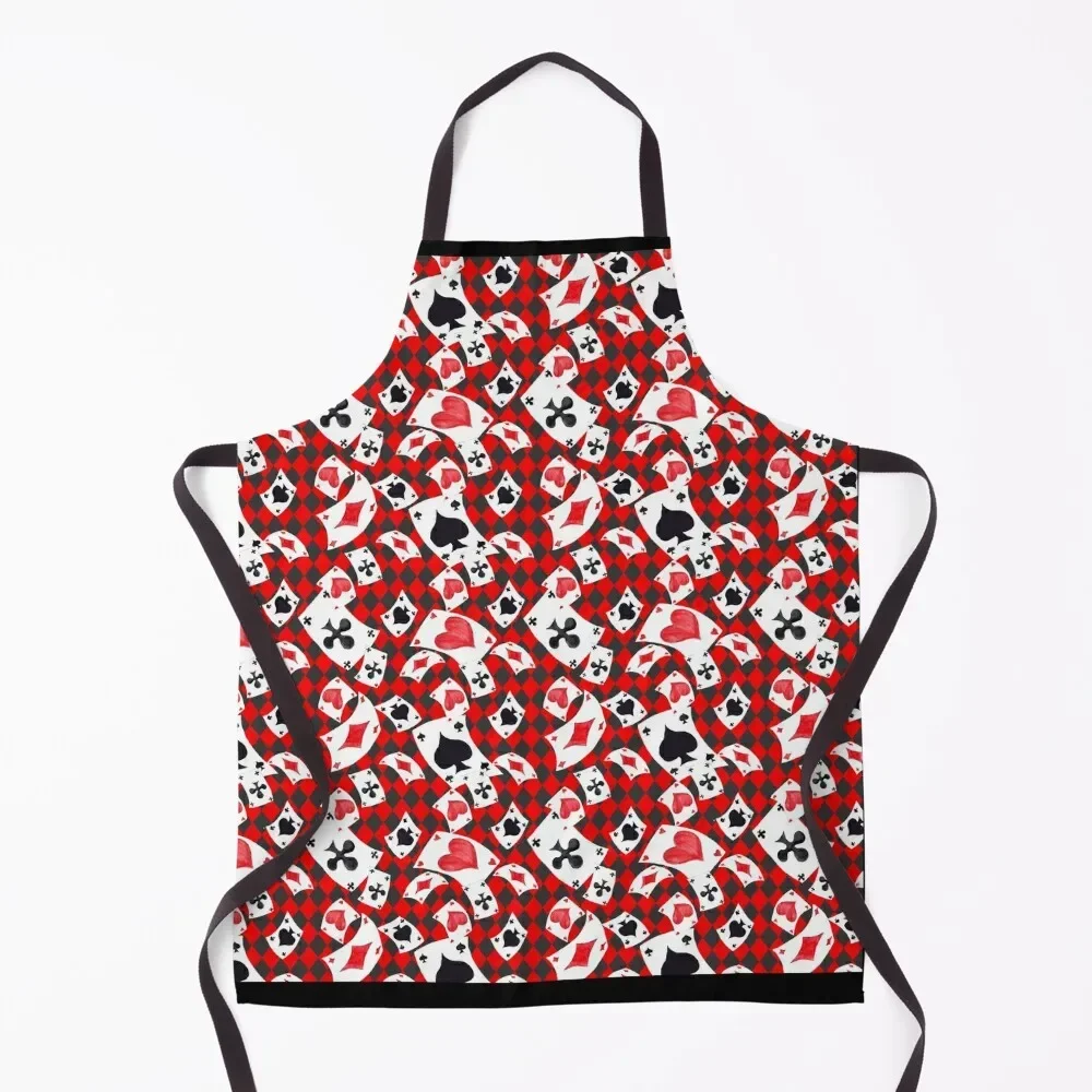 

Playing Cards Pattern Apron christmas kitchen Nursing Apron