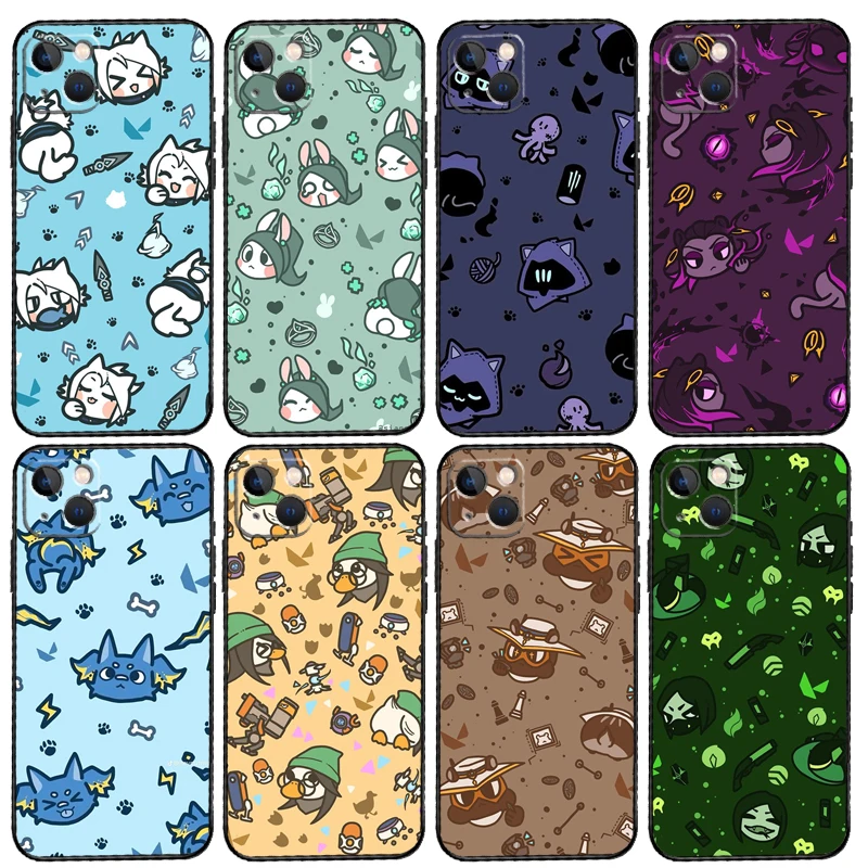 Valorant Game Character Art Phone Case For Samsung Galaxy S25 S24 S20 S21 S22 S23 Ultra S9 S10 Plus S24 FE S25 FE Cover