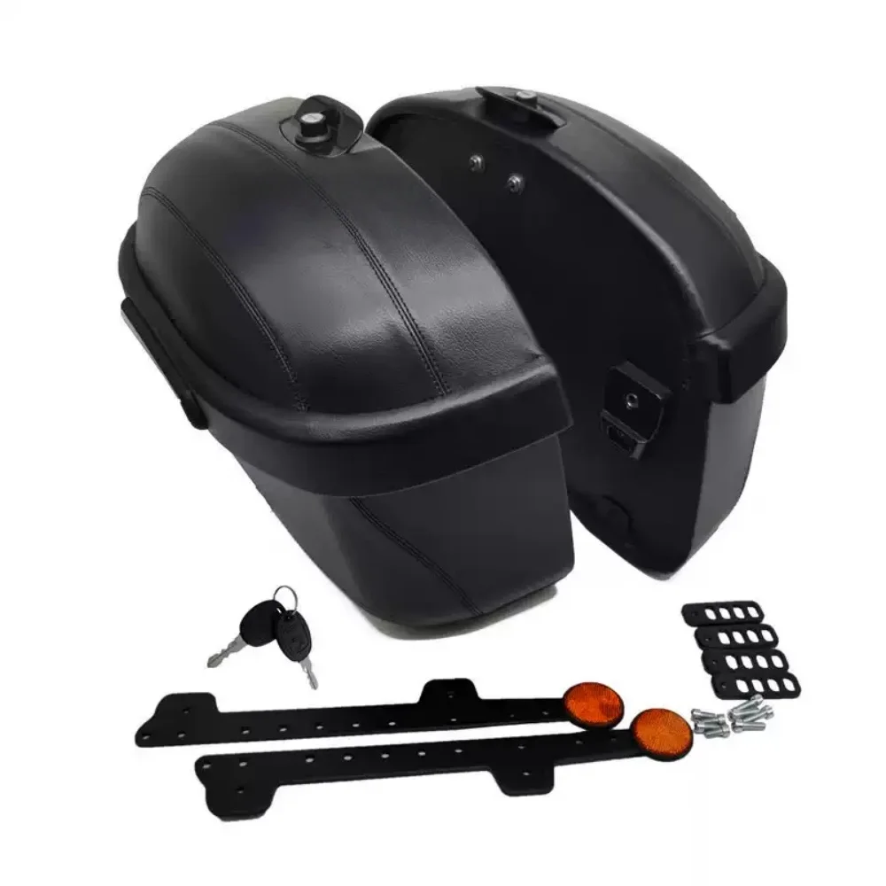 QJMOTOR SRV 300 motorcycle side case lining, rear case with lock, bracket, folding backrest accessories(Flash300)
