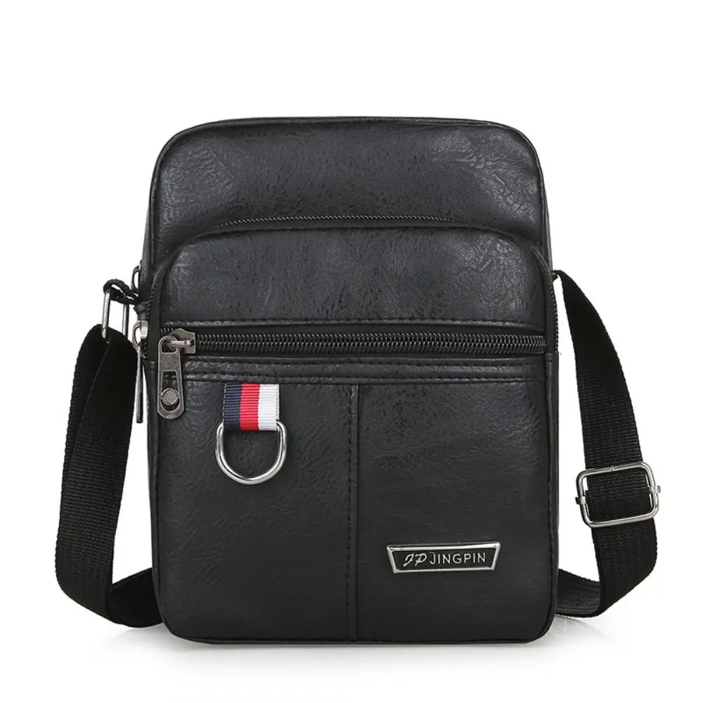 Leder Herren Sling Bag Messenger Schulter Umhängetaschen Große Kapazität Handtaschen Multifunktional