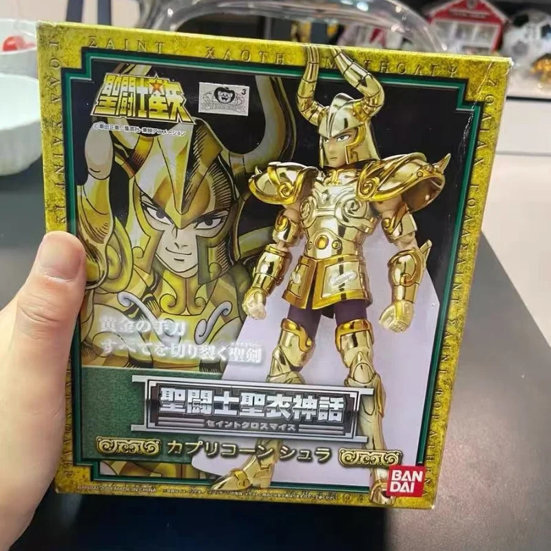 Совершенно новый в наличии, оригинальные Saint Seiya Козерог Шура, фигурки созвездий, экшн-кукла, модель украшения, праздничные игрушки, подарки