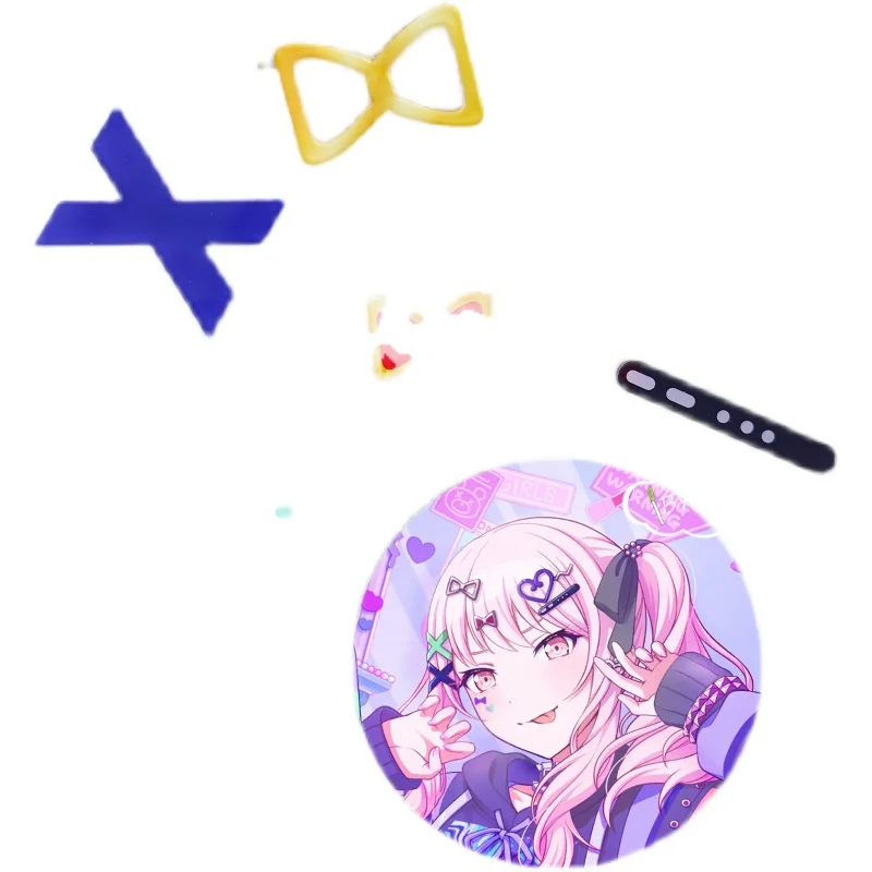 Anime Akiyama Mizuki Selen Tatsuki Cosplay Hairpin Girls Side Hair Grip Barrettes Hair Accessories Styling Hairdressing Makeup