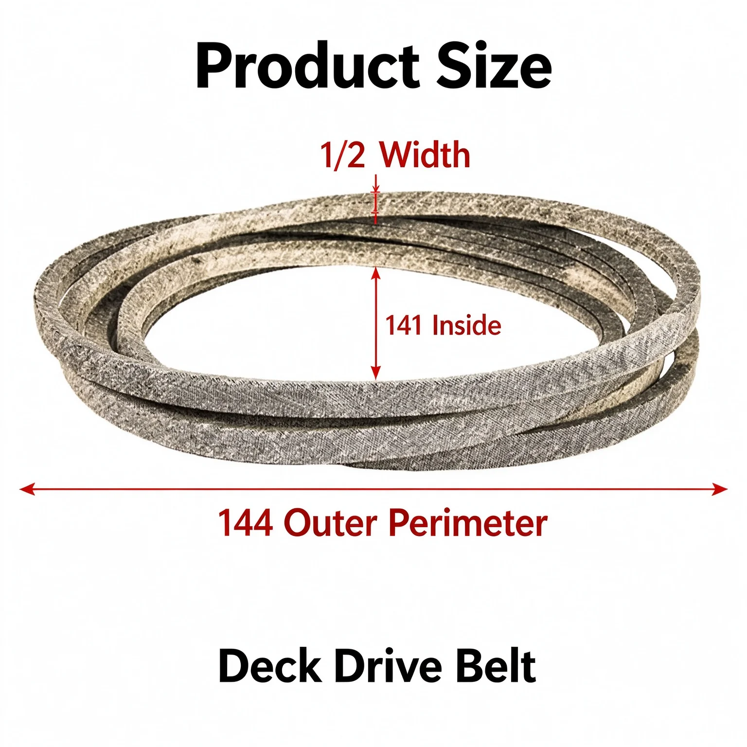 1PCS 12x144 A Series V Belt Mower Deck Belt FIT FOR John Deere Sabre Scotts Replace M150960 M151649 M154601 M155525 GX10176