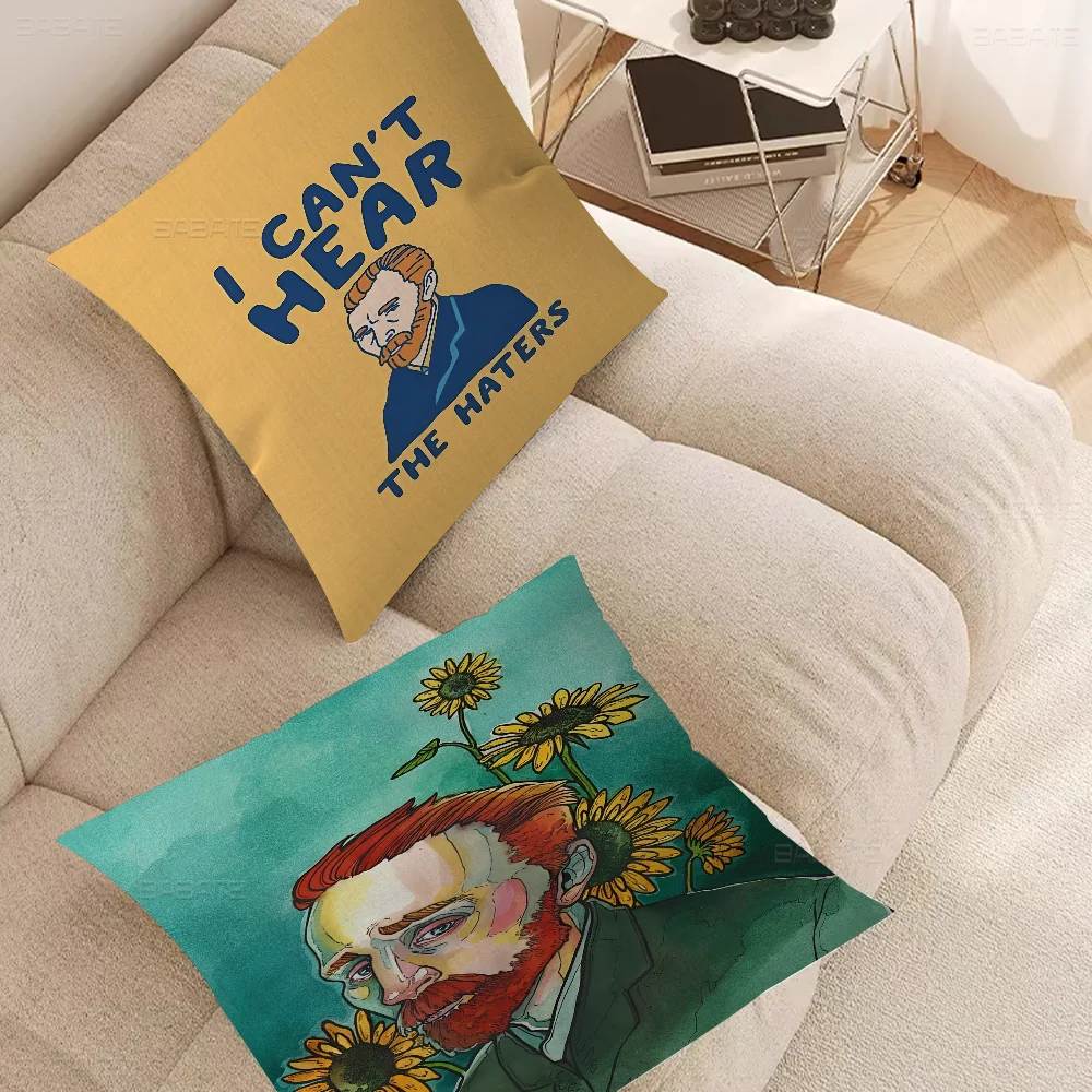 

Van Gogh Oil Painting Cushion Cover Pillowcase Upholstery Sofa Throw Pillow Home Decor Pillowcas