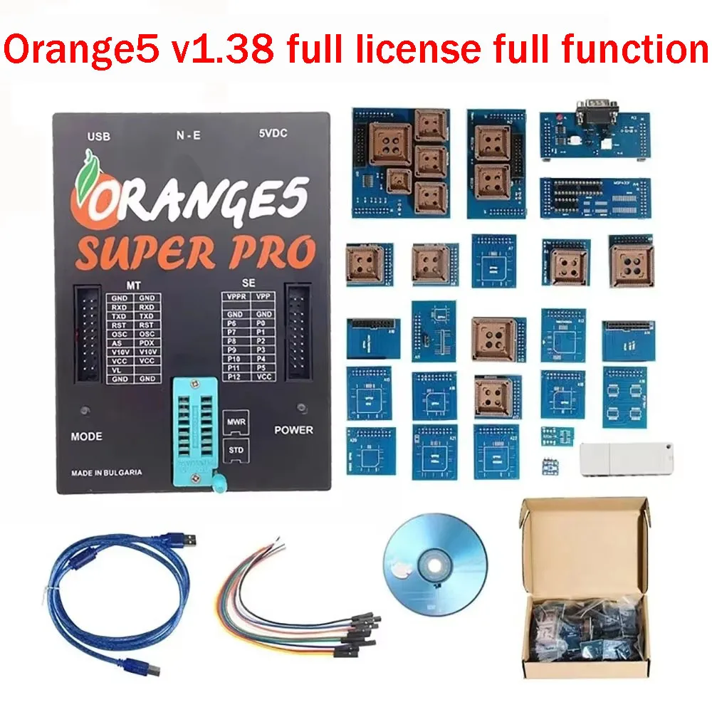 2024 Orange5 Programmer Orange 5 V1.38 PK V1.36 Full Activation License Authorization Orange5 Super Pro ECU Programmer