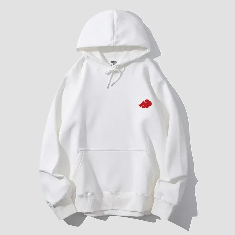 Japan Anime Akatsuki Wolke Symbole Männer Hoodies Winter Herbst männer Frauen Pullover Brief Straße Hip-hop Freizeit Lose Hoodie