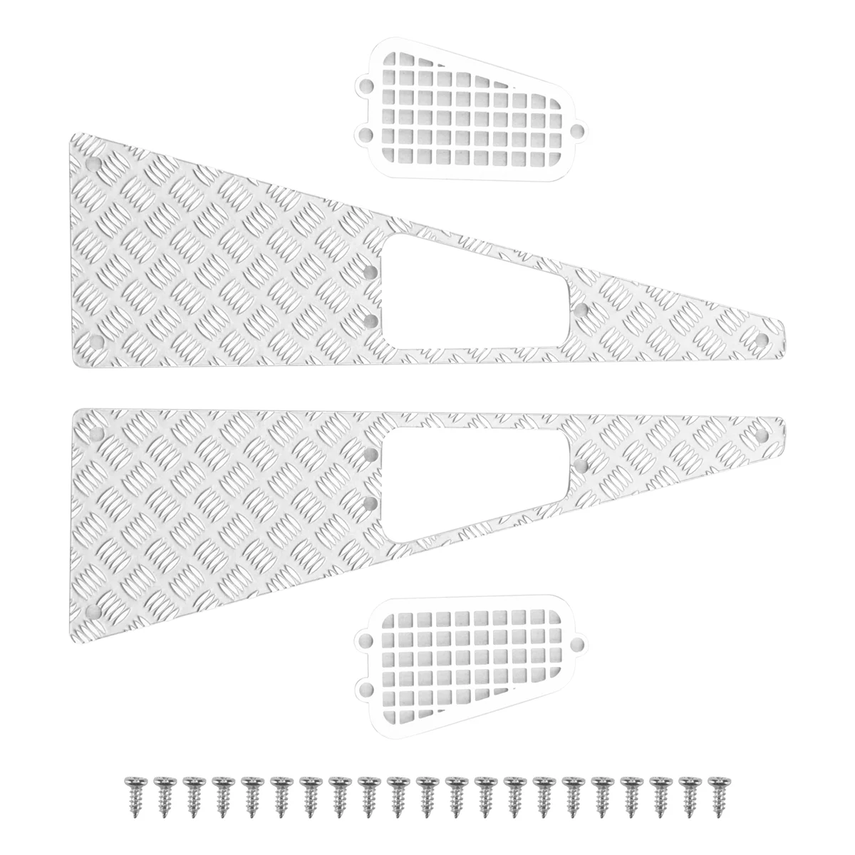 ل MN D90 D99S MN99S 1/12 RC ترقية السيارات أجزاء معدنية المضادة للانزلاق لوحة كمية مصبغة الملحقات #2