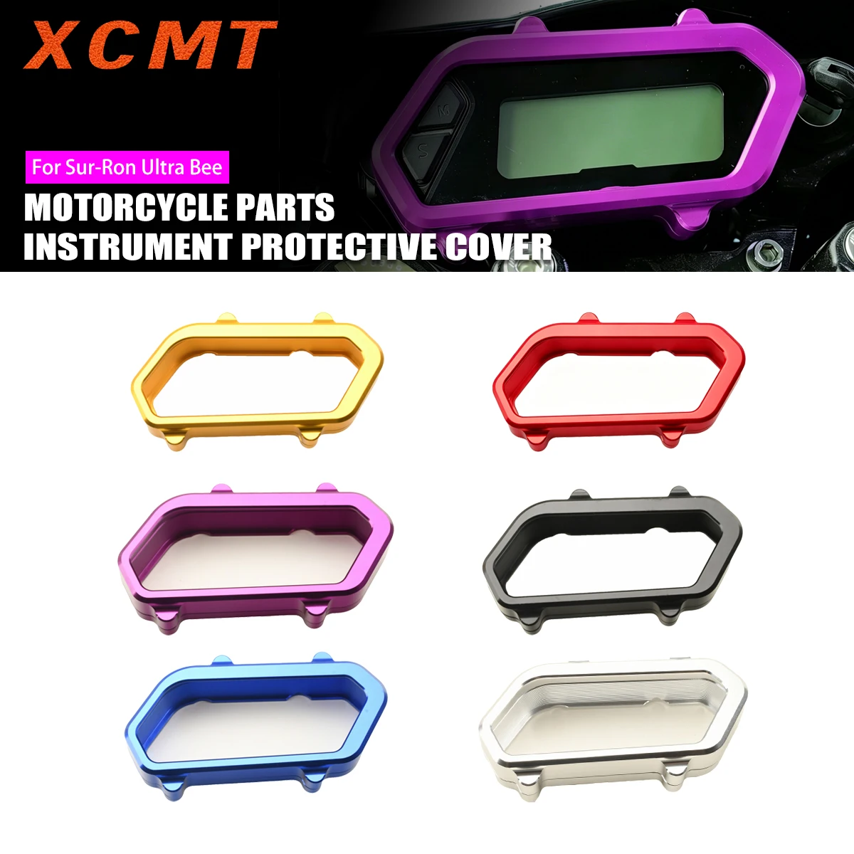 CNC-Instrumentenabdeckung für Sur Ron Ultra Bee Elektromotorrad Dirt Bike Tachometer-Display Schutzgehäuse Aluminiumteile