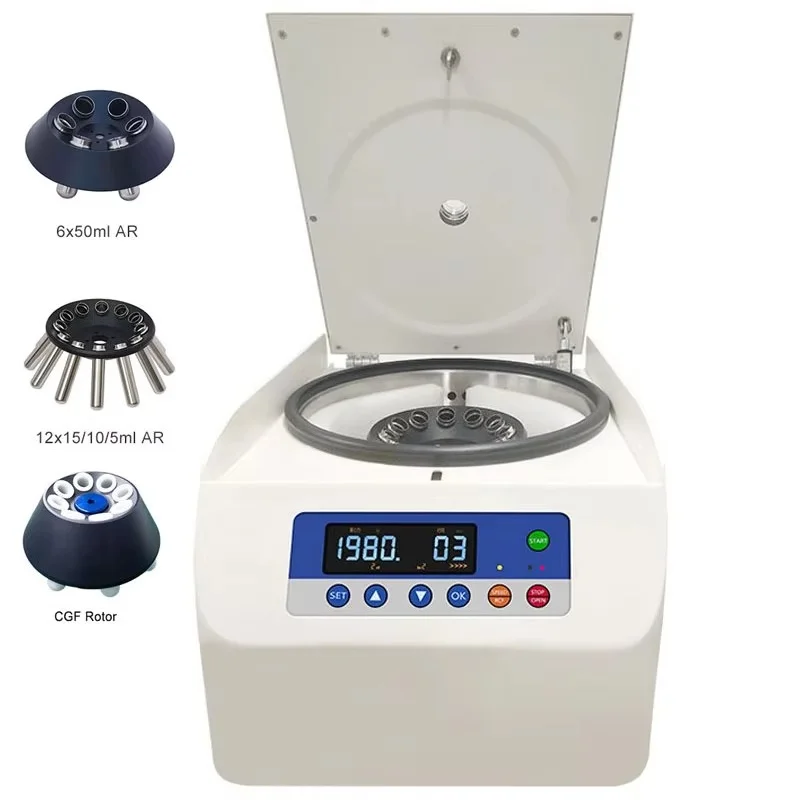 

Up to 6 * 50 ml 6000 rpm desktop centrifuge
