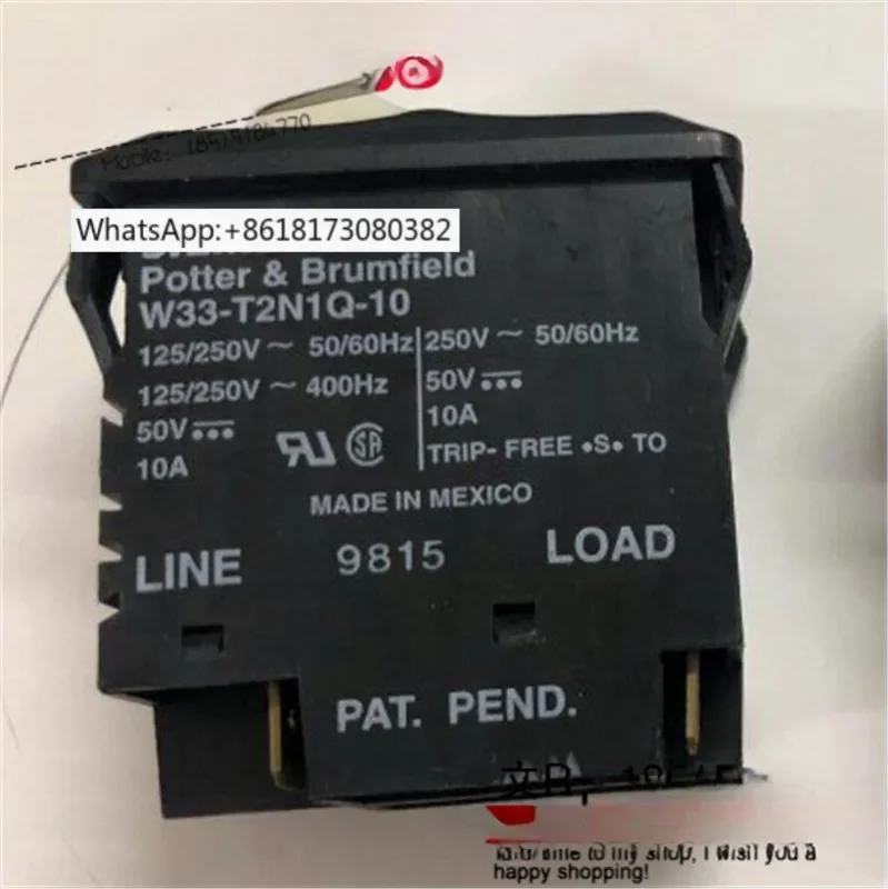 W33-T2N1Q-10 American circuit breaker, brand new, original and genuine