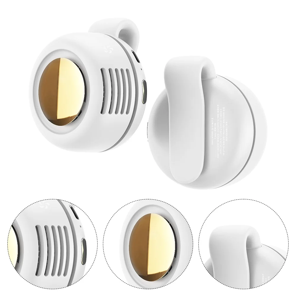 Mini Wentylator Klipsowy na Pas USB Akumulatorowy Letni Wentylator Chłodzący 3-biegowy Regulowany Przenośny Osobisty Klimatyzer do Użytku Zewnętrznego