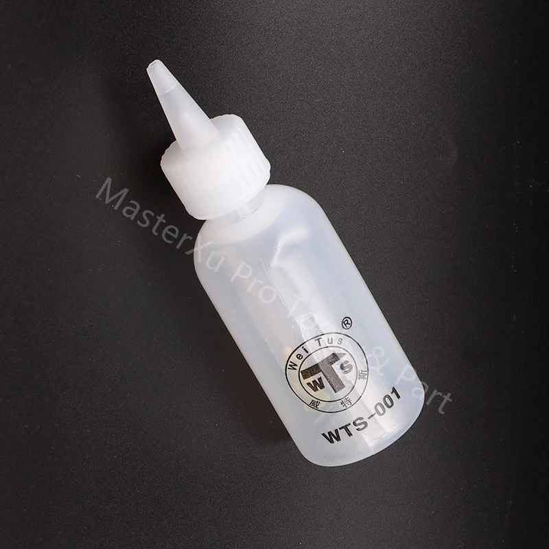 HISEECON 50ML 100ML Plastic Alcohol Bottle Perfume with Needle Tip Phone Repair Press Pump Container Acrylic Gel Polish Cleaner image 5