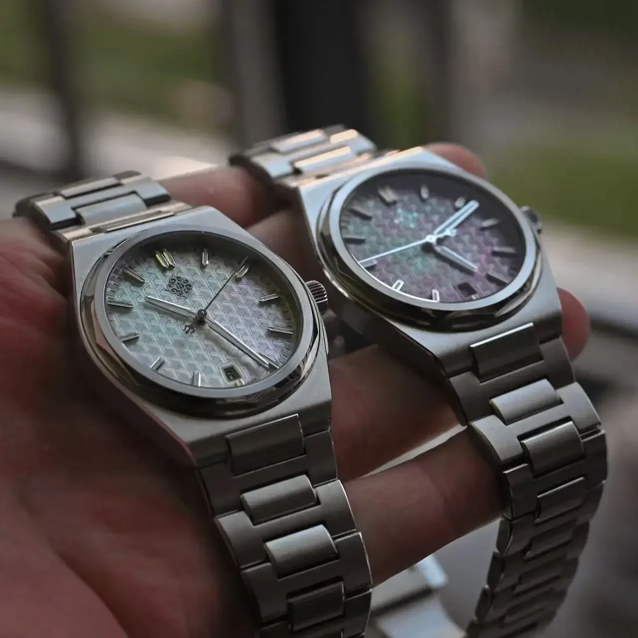 Relógio Automático Mecânico Masculino IX&DAO 2026 New Warrior 37mm com Movimento Miyota 9015, Safira Superior BGW-9, Aço Inoxidável, à Prova d'Água 10 Bar