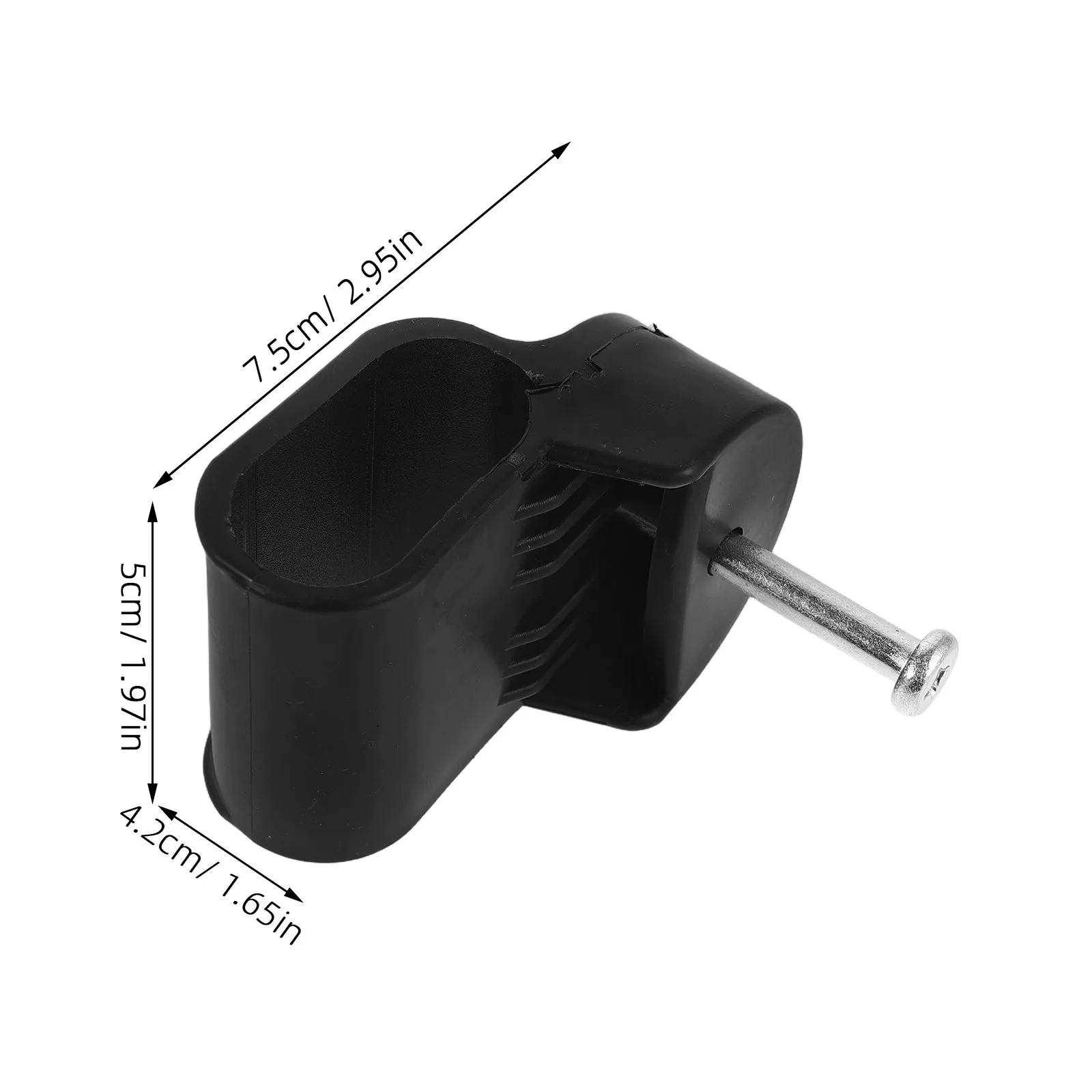 2Pcs Folding Chair Connectors Plastic Buckle Clips 40Mm Recliner Repair Kit Outdoor Camping Furniture Replacement Parts - view 3