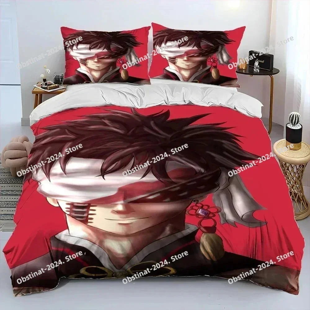 Record of Ragnarok 3D Printing Comforter Bedding Set,Duvet Cover Bed Set Quilt Cover Pillowcase,King Queen Size Bedding Set 303