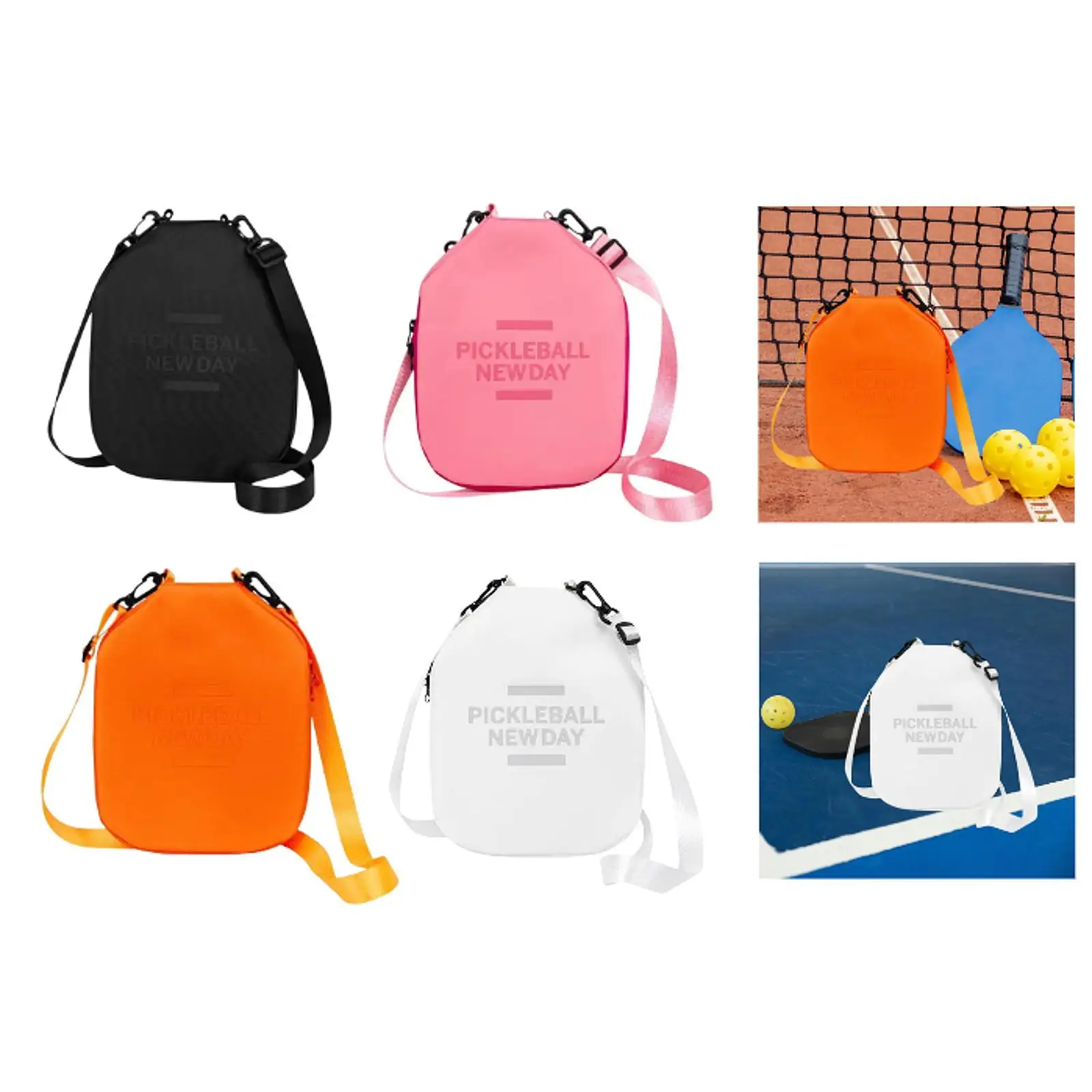 

Чехол для весла Pickleball, сумка через плечо, защита Pickleball для взрослых, рукав для ракетки для занятий спортом на открытом воздухе, тренировок