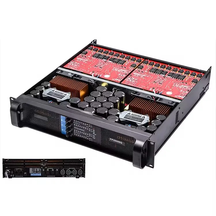 FP20000Q 4 CHANNEL Audio Professional Power Amplifier 2350W  Powerful Audio Amp Class TD Power Amplifier Line Array Speaker