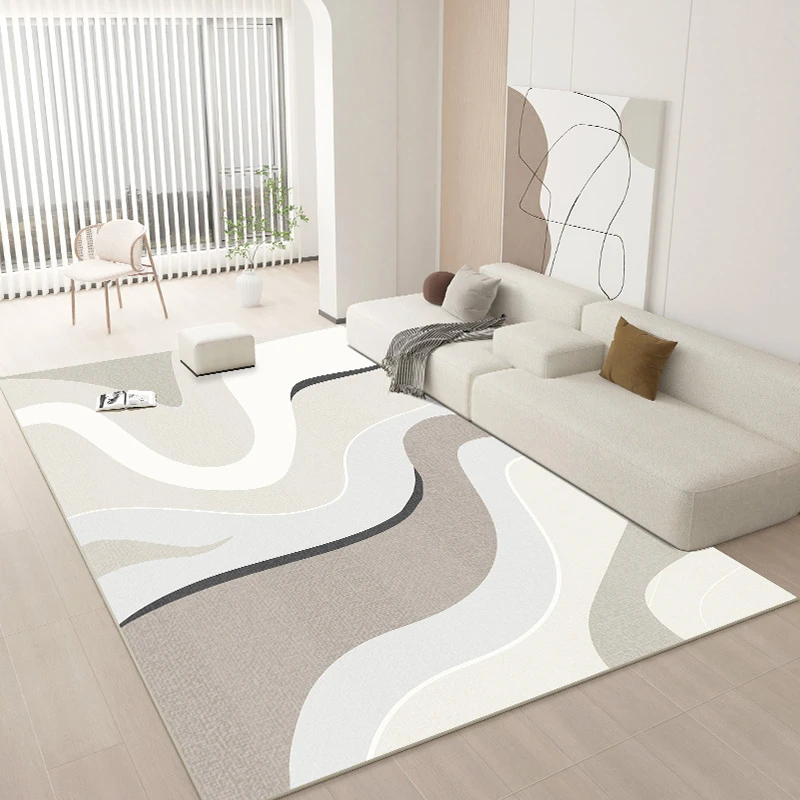 

Современные большие коврики для гостиной, декоративные коврики для домашней комнаты, ковер для кабинета, балкона, домашний ковер, минималистичный Декор для спальни, прикроватный ковер