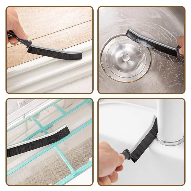 New Durable Grout Gap Cleaning Brush Kitchen Toilet Tile Joints Dead Angle Hard Bristle Cleaner Brushes for Shower Floor Line