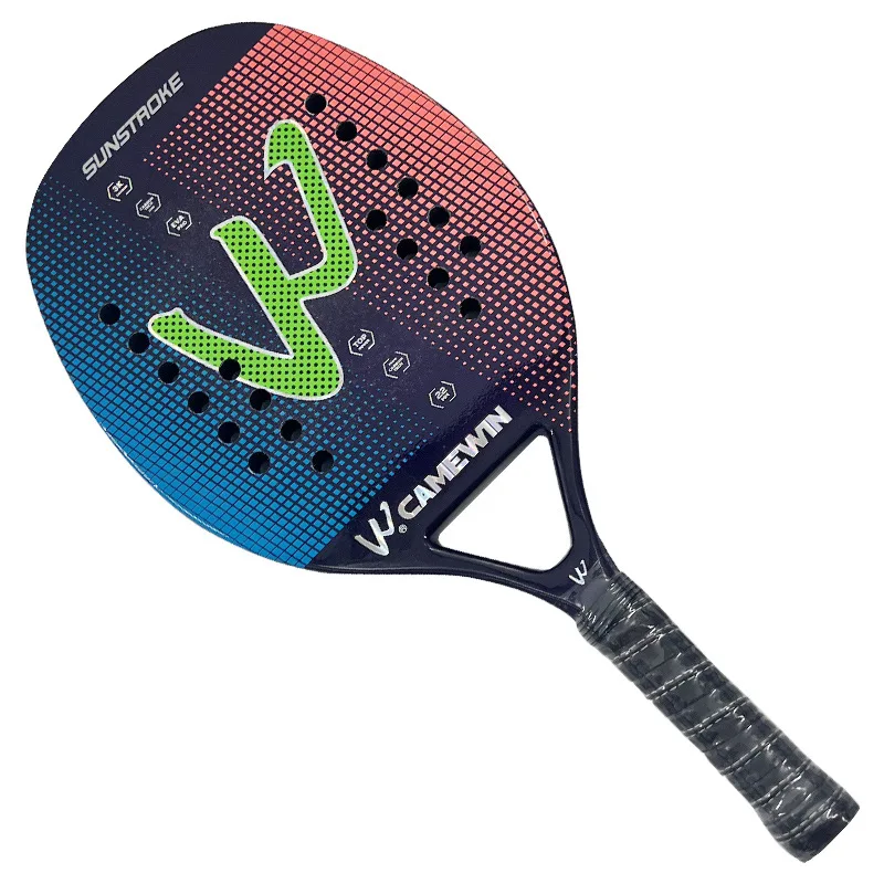 

4006 3K Carbon Beach Tennis Paddle Racket, Paddle Tennis Style Bat