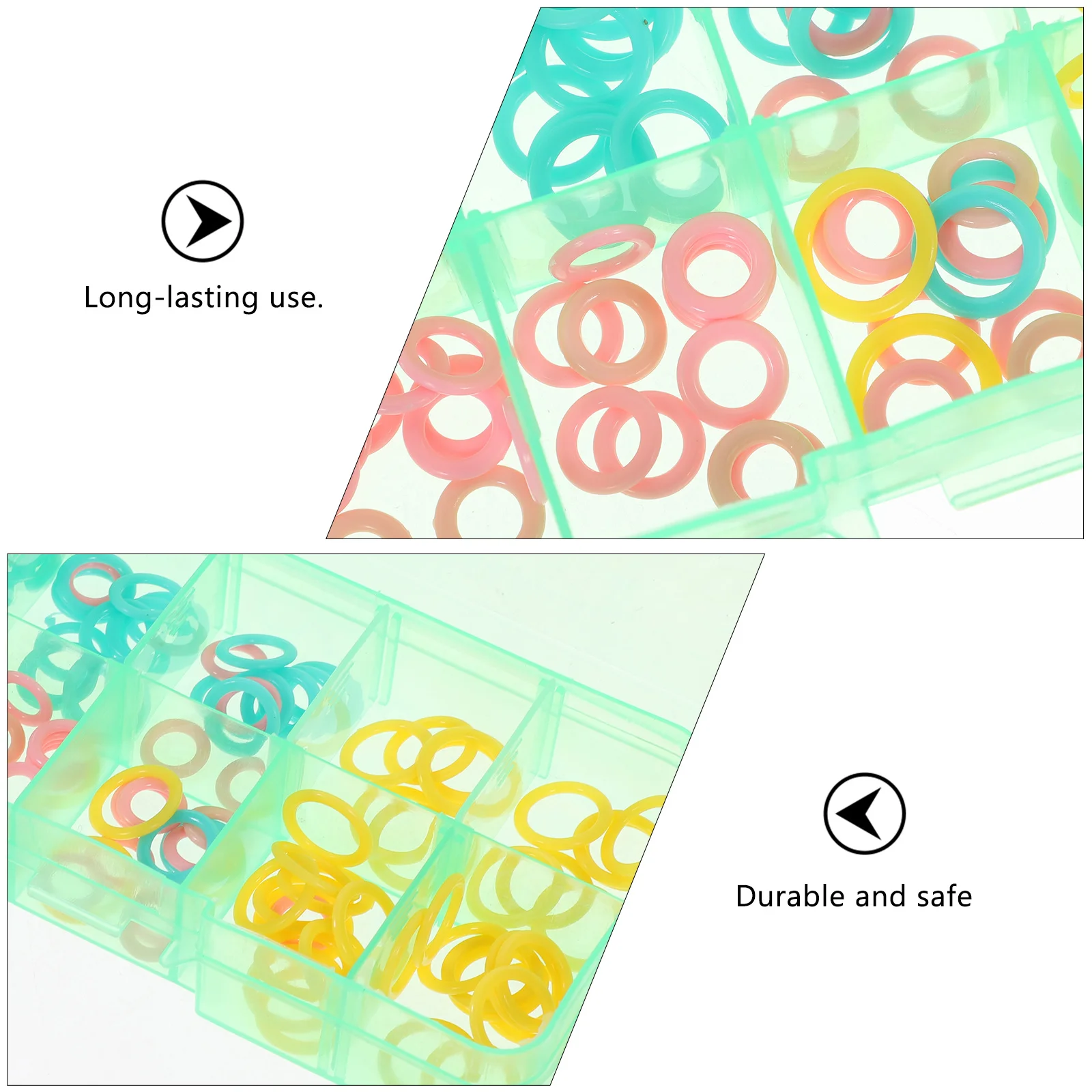 

120Pcs Knitting Stitch Markers Soft Flexible Plastic Locking Crochet Accessories Needle Clips for Sweater Scarf DIY Crafts