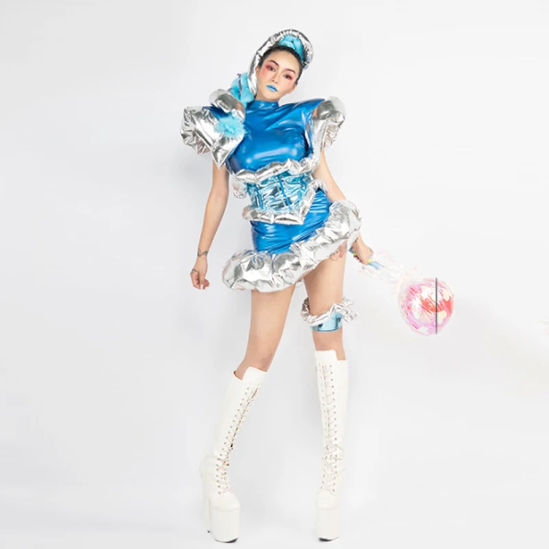 Bar Nightclub Gogo Dance Performance Clothing Singer Stage Costume Fashion Party Carnival Rave Outfit Jazz Dance Clothes yj856