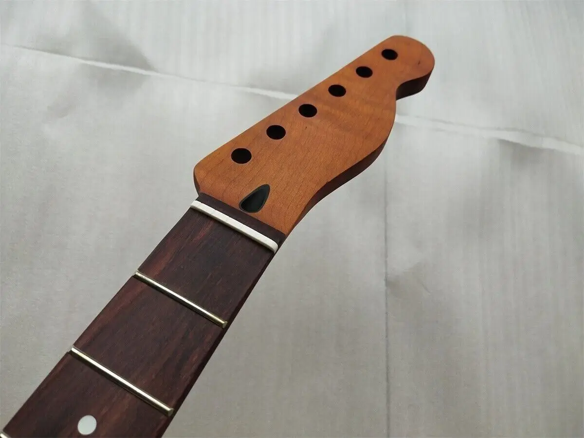 

Roasted Flame Guitar Neck, Maple Tiger, Rosewood, 25.5 In Part