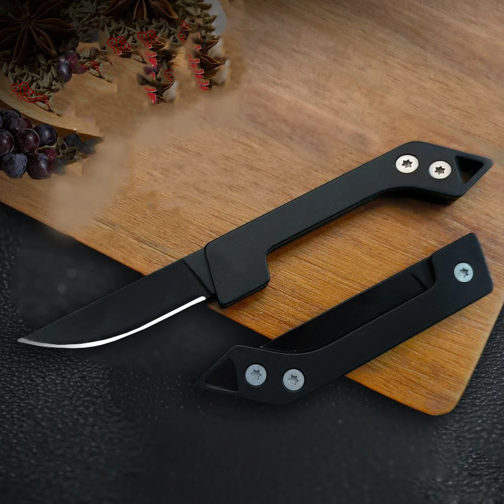 

Stainless Steel Mini Folding Knife, Outdoor Tool, Pocket Keychain Knife, Camping Fruit Knife, Package Opener toughbuilt