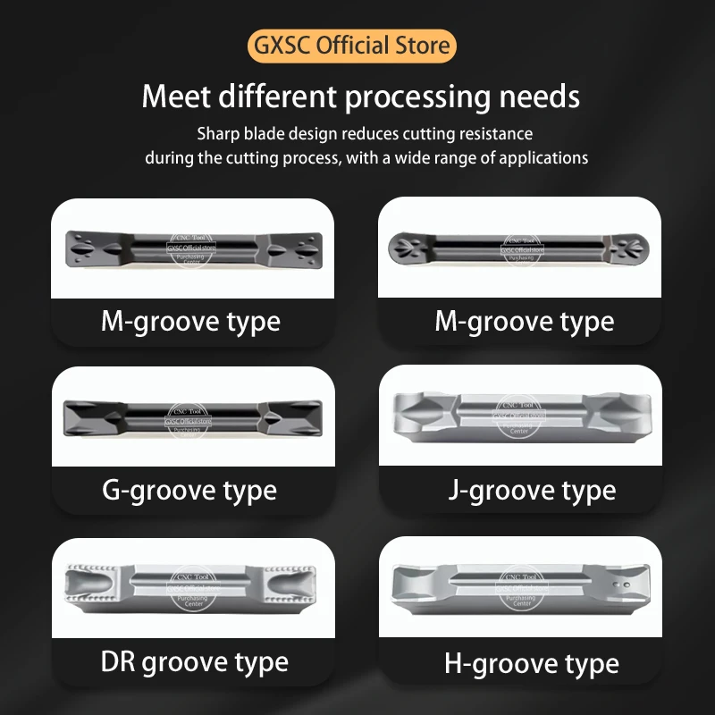 MGMN MRMN150 200 250 300 400 500 G M DR H J High Quality Grooving Blades CNC Lathe Carbide Inserts Metals Turning Tools Cutters