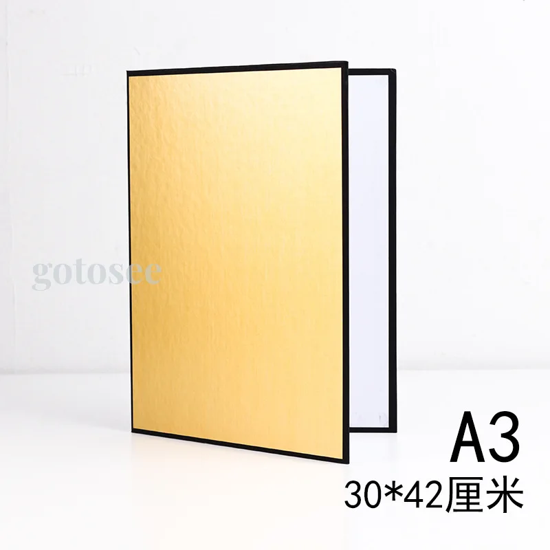 

A3 30X 42CM Foldable Cardboard Reflector Thickened Photography Backgrounds for Still Life Photo Product Shooting Live Broadcast