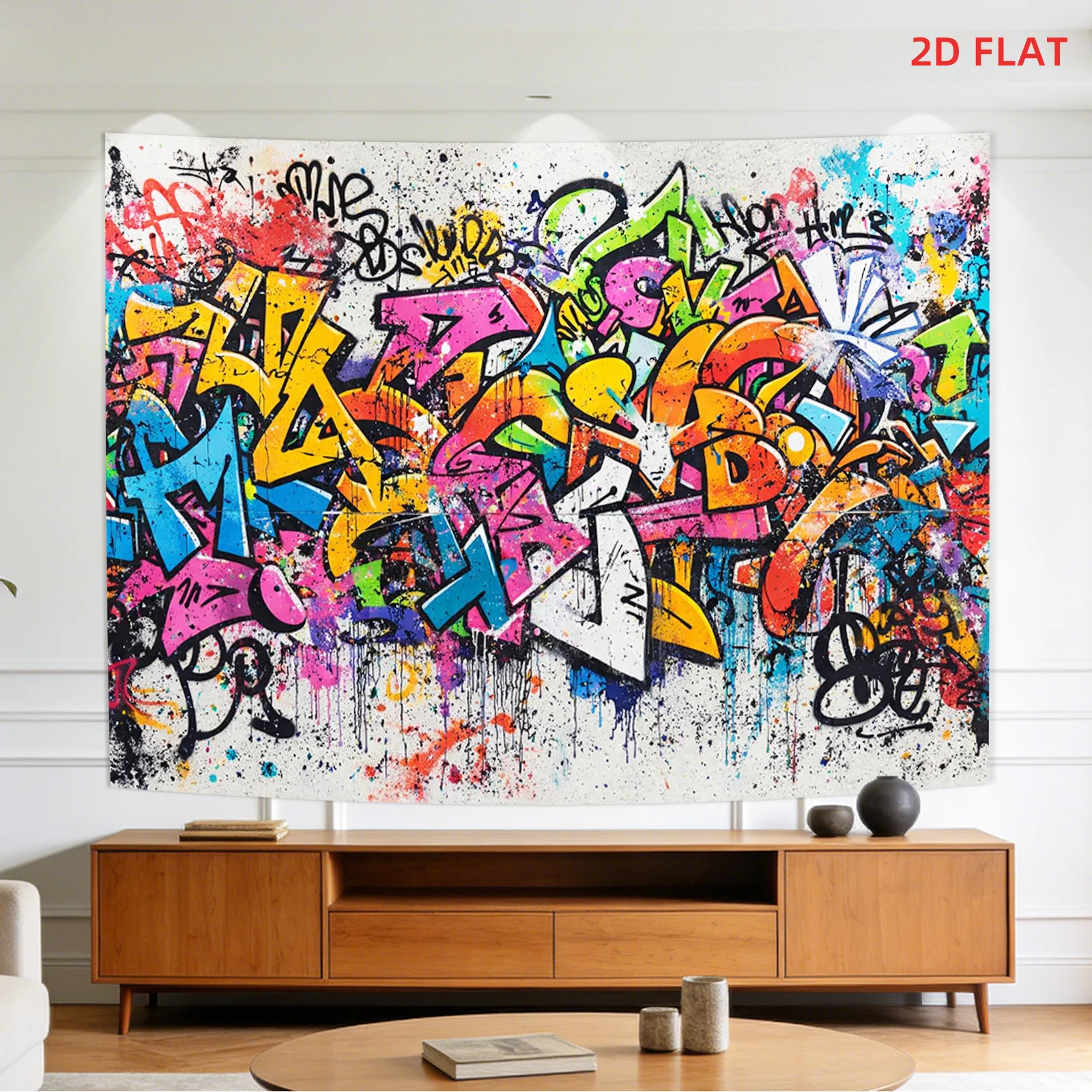 Renkli Grafiti Duvar Halısı, K - Photography Urban incelemesi ve fiyatı
