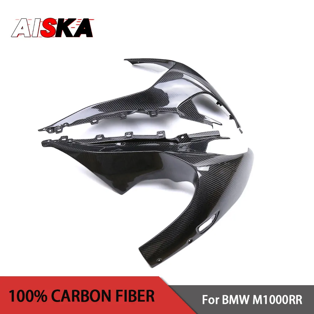 For BMW M1000RR 2023 2024 Headlight Cover 3K Carbon Fiber Motorcycle Accessories Front Fairing Racing Headlamp Guard Side Panel