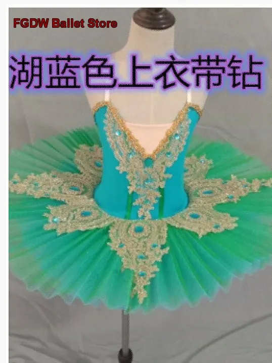 Children's Dance Skirt Tutu Fluffy Tulle Skirt Spaghetti Strap Girls Performance Outfit Kids