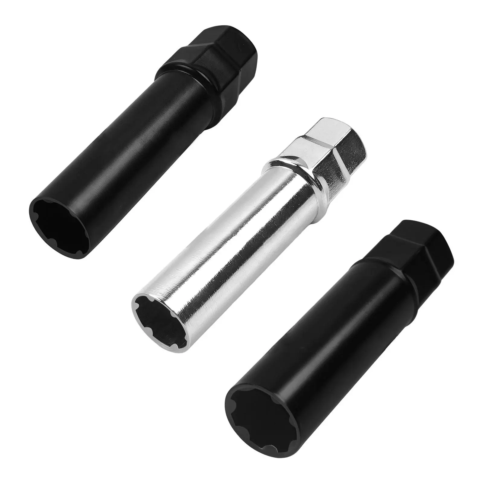 Lug Nut Socket Drive Tuner Socket Key Tools Heavy Duty Wheel Lock Robusto ricambio