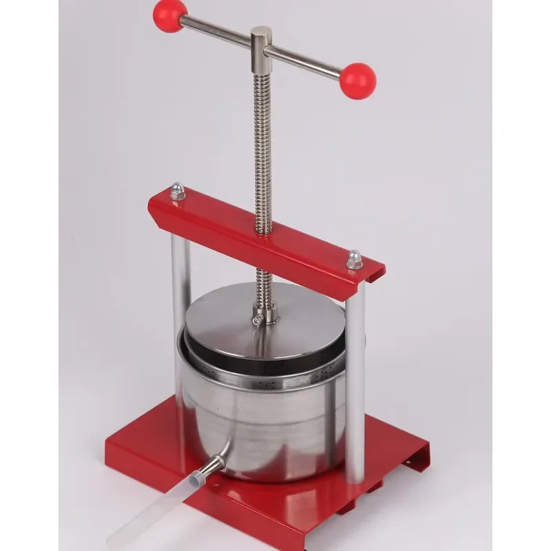 3L Stainless Steel Fruit Press Manual Juicer for Home Kitchen Wine Making Tool Heavy Duty Grape Crusher Extractor Machine