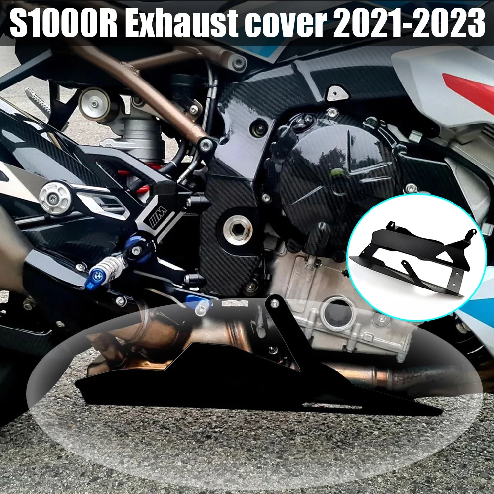 

S1000R New Accessories Belly Pan Engine Exhaust cover Exhaust trim Fit For BMW S1000R 2021 2022 2023 S1000 R