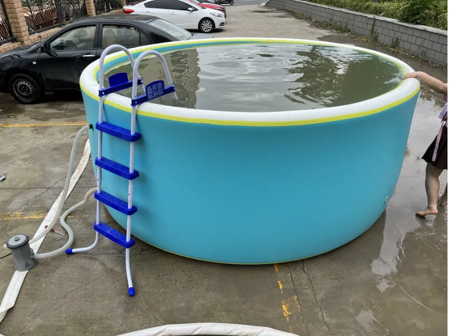 

inflatable pool 1.4/4 + cover + ladder Bespoke deposit