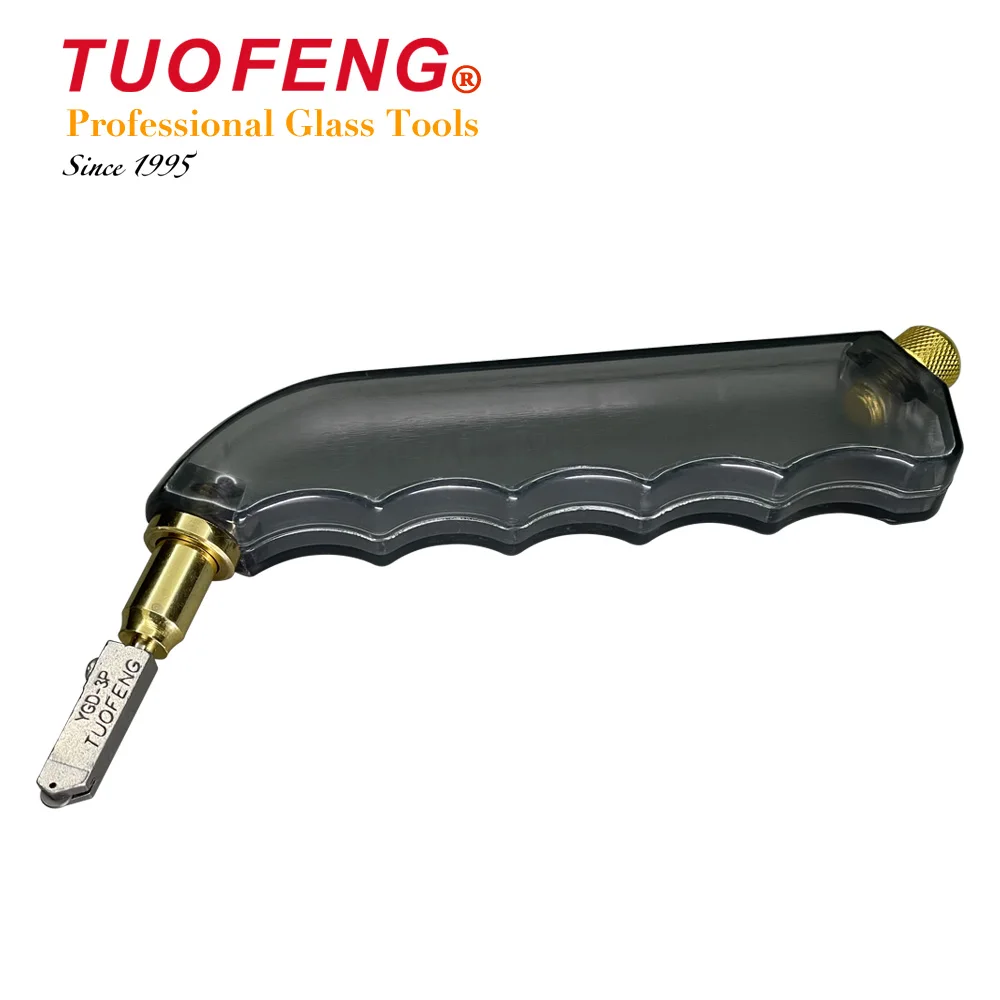 TUOFENG YGD-3P Pistol-Grip Glass Cutter for Stained Glass Special Supercutter